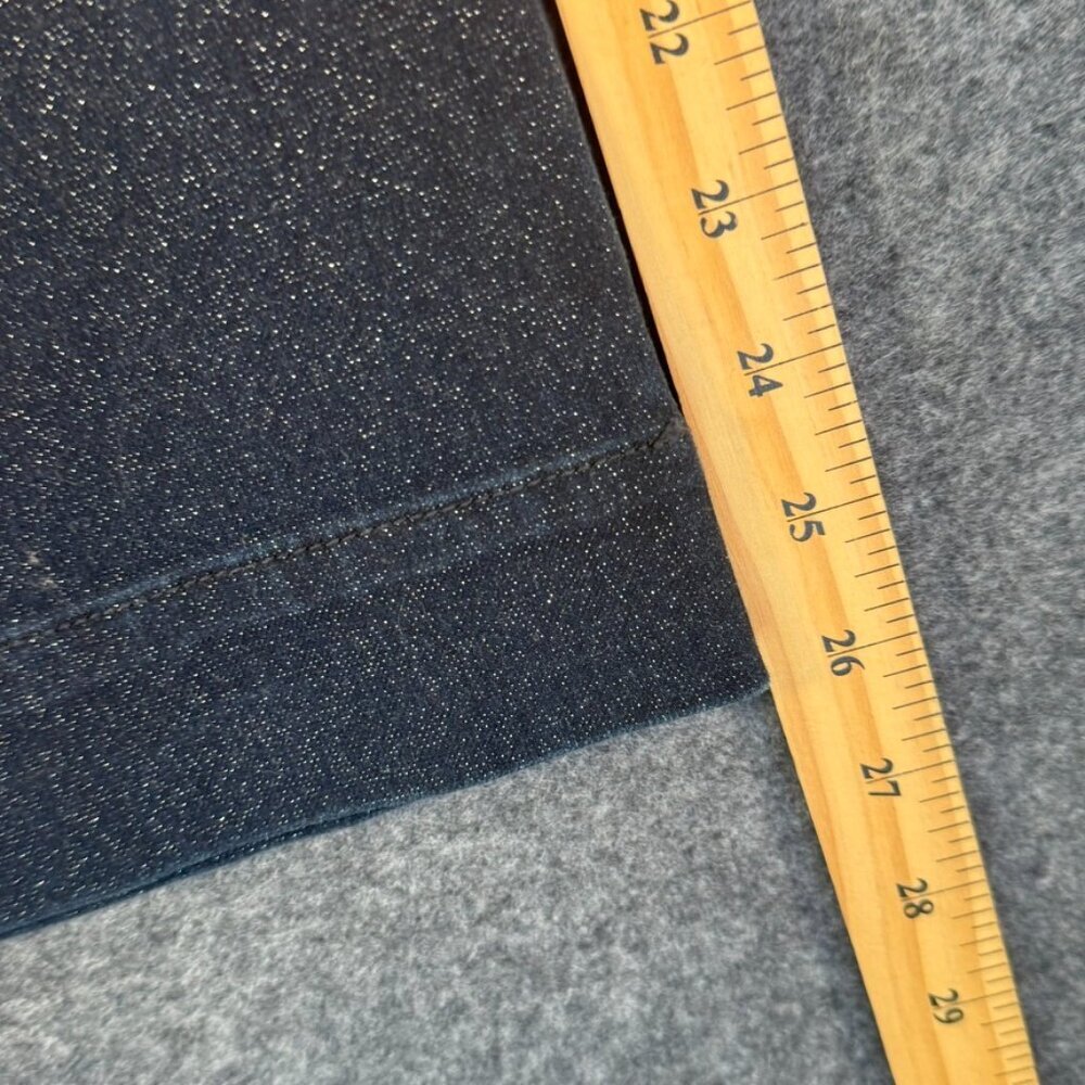 Maeve Anthropologie Womens Dark Colette Sparkle Wide Leg Crop Jeans 29 Boho NWT - Picture 12 of 14